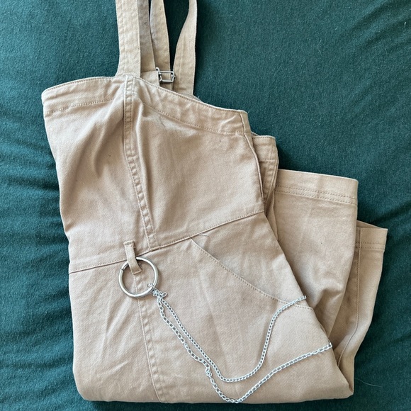 Beige Cargo Dress - Picture 3 of 4